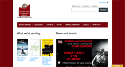 Desktop Screenshot of crownpointlibrary.org